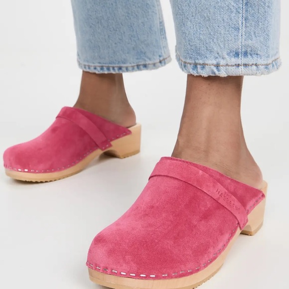 Swedish Hasbeen Clogs Pink Suede Size 9 $300 OBO - Picture 4 of 7